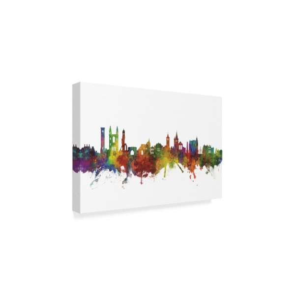 Michael Tompsett 'St Andrews Scotland Skyline Ii' Canvas Art,12x19